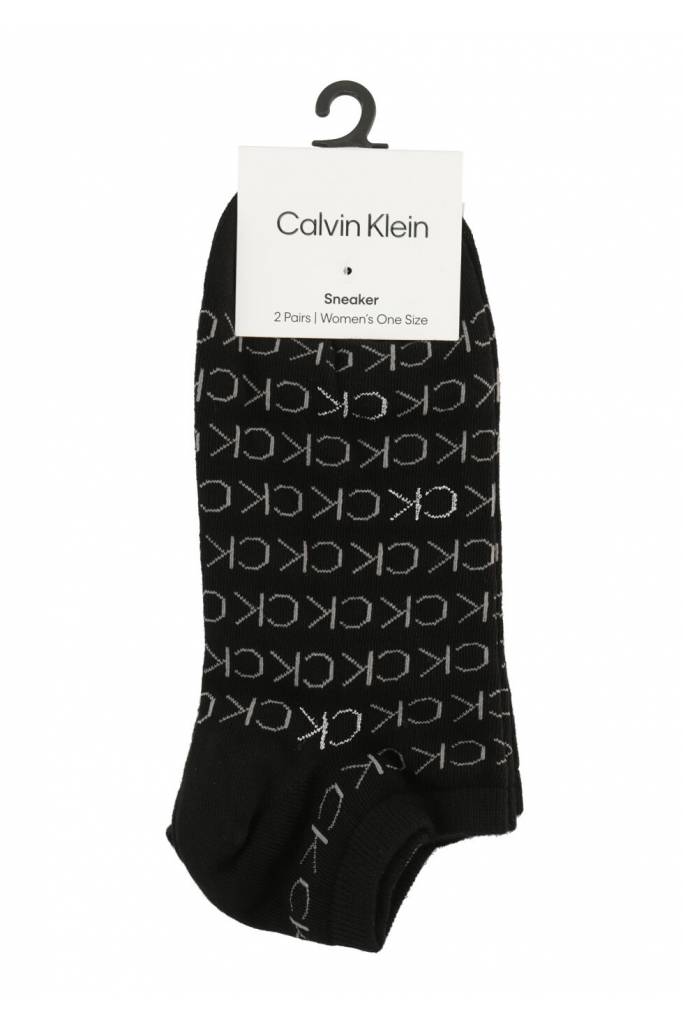 Detal stylizacja calvin klein skarpety damskie 2-pack 701218779