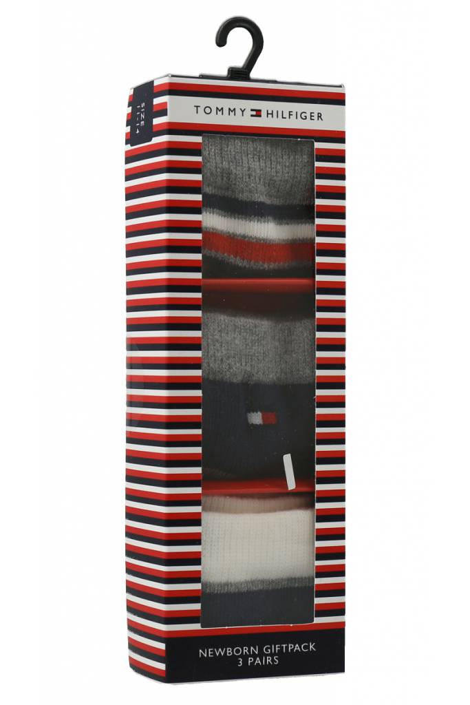 Tył tommy hilfiger skarpety kids 3pack gift box 701210509 Tył tommy hilfiger skarpety kids 3pack gift box 701210509