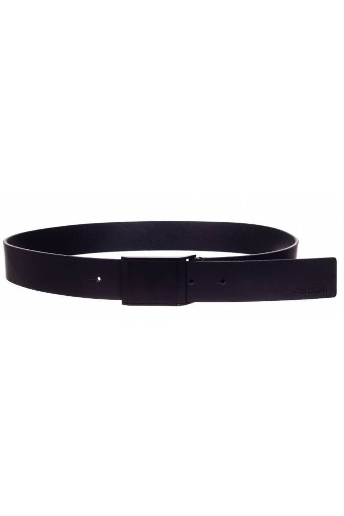 Przód calvin klein skórzany pasek męski beveled plaque K50K507415 Przód calvin klein skórzany pasek męski beveled plaque K50K507415