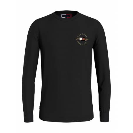 Tommy hilfiger męski longsleeve haftowane logo MW0MW20171