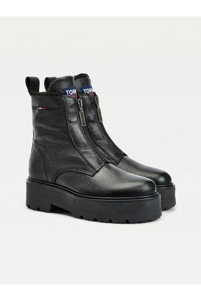 Przód tommy jeans damskie ocieplane trapery warmlined zipper EN0EN01611 Przód tommy jeans damskie ocieplane trapery warmlined zipper EN0EN01611