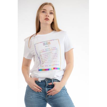 T-shirt rainbow regular fit W01I93K6MG0