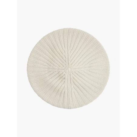 Przód calvin klein beret damski z dodatkiem wełny i kaszmiru K60K608513