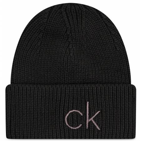 Detal 8 calvin klein czapka damska beanie z dodatkiem wełny K60K608660