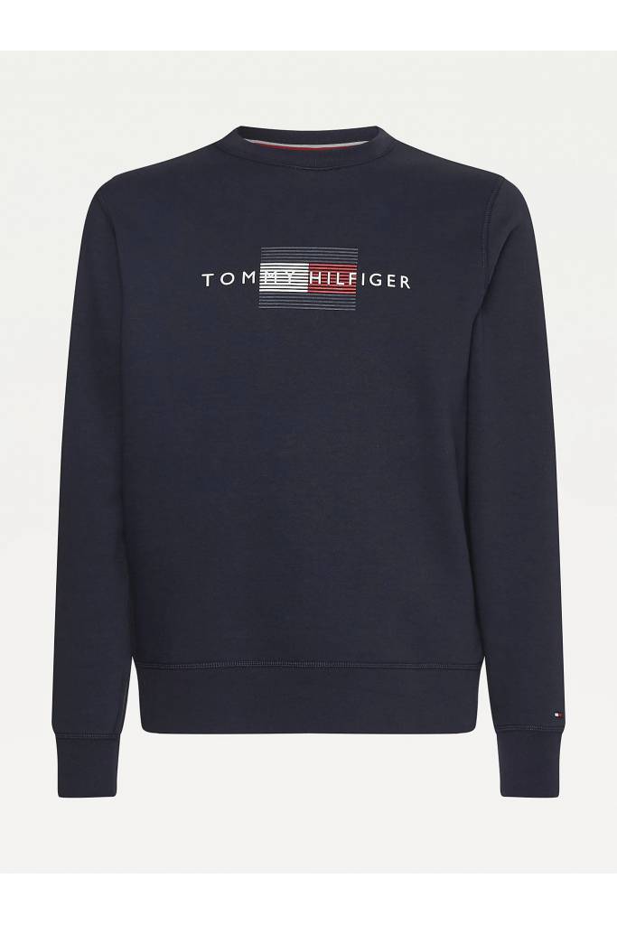 Detal 2 tommy hilfiger bluza męska z napisem MW0MW20118