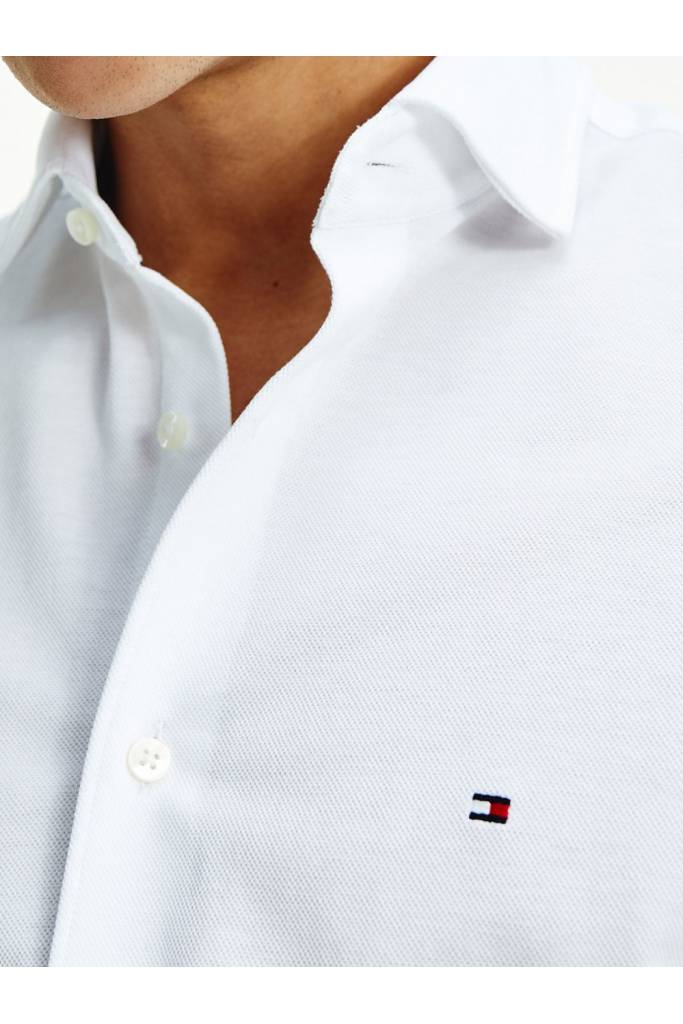 Detal stylizacja tommy hilfiger męska koszula dzianinowa MW0MW20839 Detal stylizacja tommy hilfiger męska koszula dzianinowa MW0MW20839