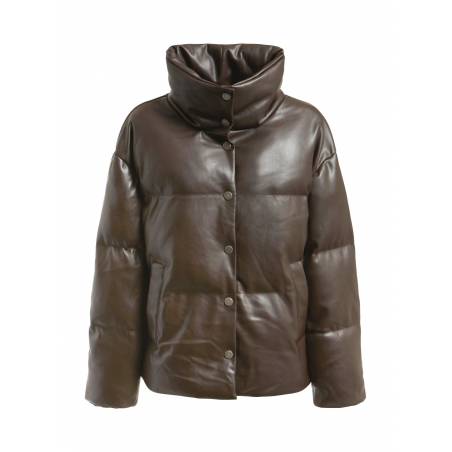Guess damska kurtka ocieplana ze skóry syntetycznej W1BL08 WE480