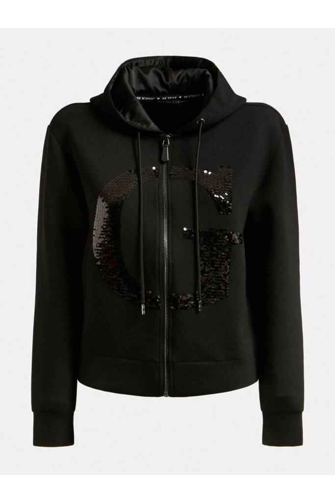 Guess bluza damska na zamek z kapturem W1BQ05 K7UW2 Guess bluza damska na zamek z kapturem W1BQ05 K7UW2