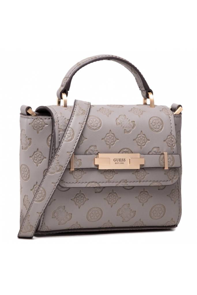 Detal stylizacja guess torebka damska bea mini z tłoczonym logo HWVS8132780 Detal stylizacja guess torebka damska bea mini z tłoczonym logo HWVS8132780