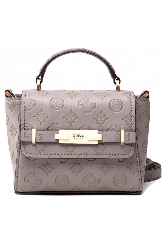 Guess torebka damska bea mini z tłoczonym logo HWVS8132780 Guess torebka damska bea mini z tłoczonym logo HWVS8132780