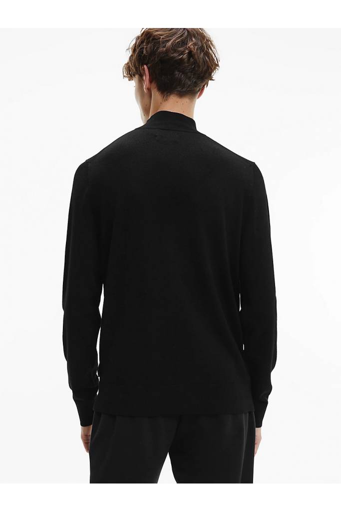Tył calvin klein męski sweter z półgolfem superior K10K102736 Tył calvin klein męski sweter z półgolfem superior K10K102736
