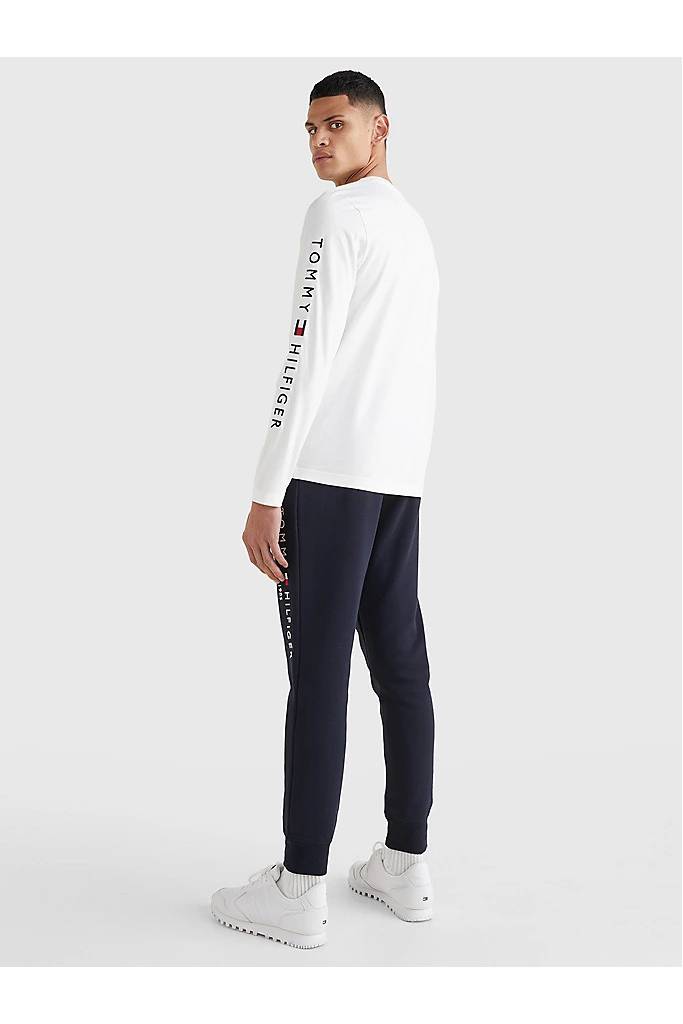 Tył męski longsleeve tommy hilfiger logo MW0MW09096 Tył męski longsleeve tommy hilfiger logo MW0MW09096