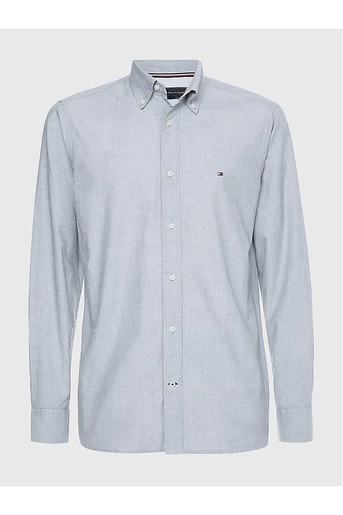 Detal 2 męska koszula tommy hilfiger poplin MW0MW23118 Detal 2 męska koszula tommy hilfiger poplin MW0MW23118