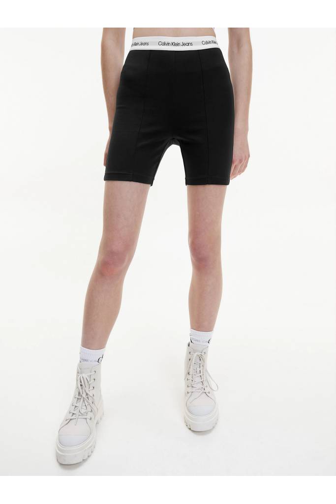 Przód kolarki damskie z gumą logowaną calvin klein jeans J20J218045 Przód kolarki damskie z gumą logowaną calvin klein jeans J20J218045