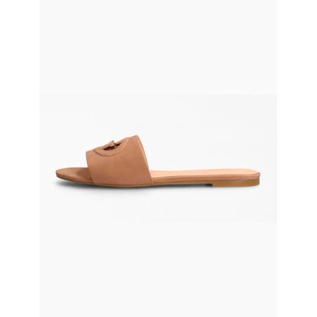 Damskie klapki skórzane guess tashia FL6TAS LEA19