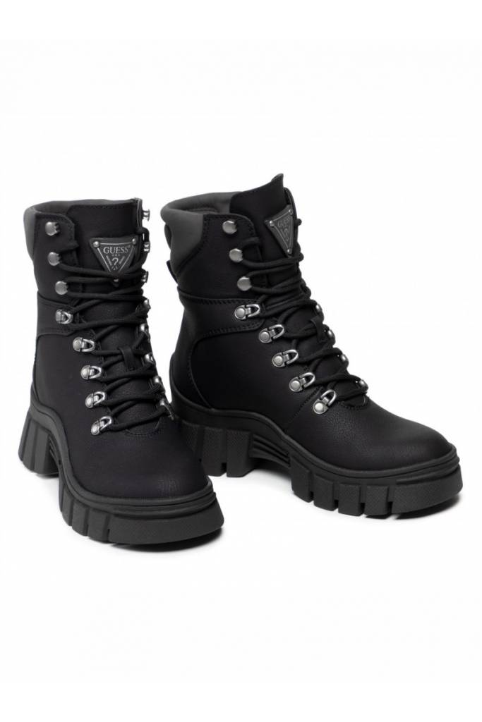 Przód damskie trapery z ekoskóry guess hearly FL5HEA LEA10 Przód damskie trapery z ekoskóry guess hearly FL5HEA LEA10