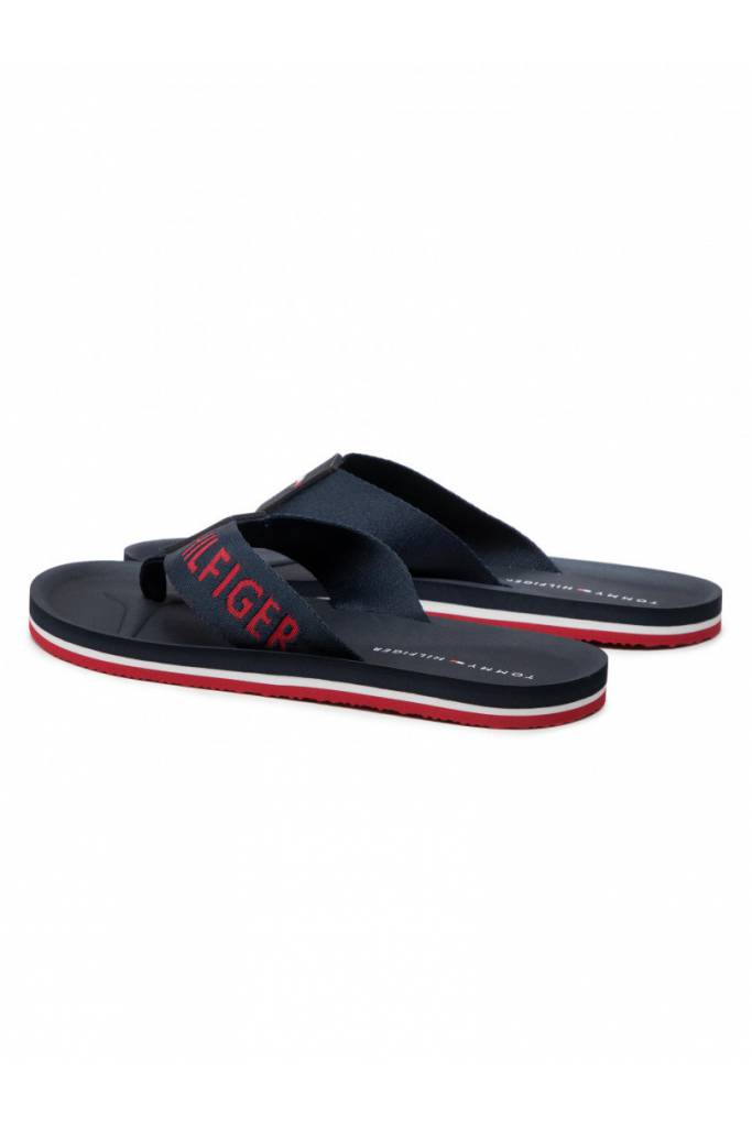 Detal stylizacja męskie japonki classic comford tommy hilfiger FM0FM03985 Detal stylizacja męskie japonki classic comford tommy hilfiger FM0FM03985