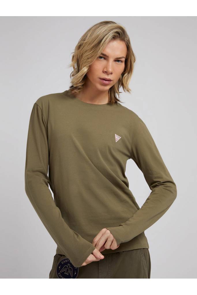 Przód longsleeve męski guess logo core M1RI28 J1311 Przód longsleeve męski guess logo core M1RI28 J1311
