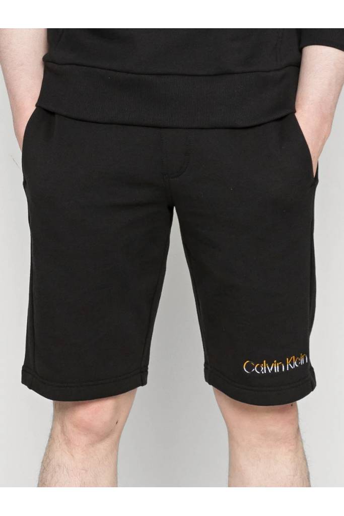 Przód męskie szorty dresowe multi color logo calvin klein K10K108936 Przód męskie szorty dresowe multi color logo calvin klein K10K108936