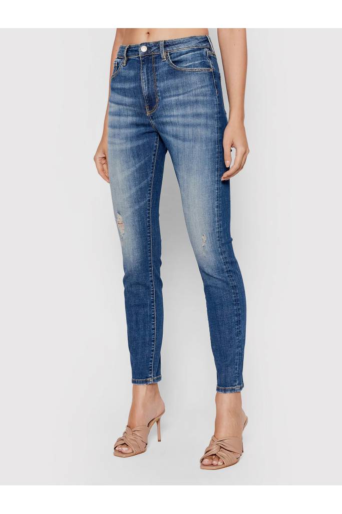 Przód jeansy damskie ultimate skinny guess W2GA94 D3ZTL Przód jeansy damskie ultimate skinny guess W2GA94 D3ZTL