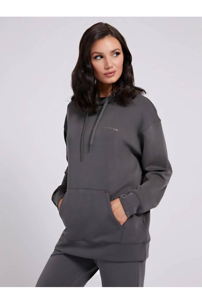 Przód guess damska bluza z kapturem effie V2GQ06 KAYM2 Przód guess damska bluza z kapturem effie V2GQ06 KAYM2