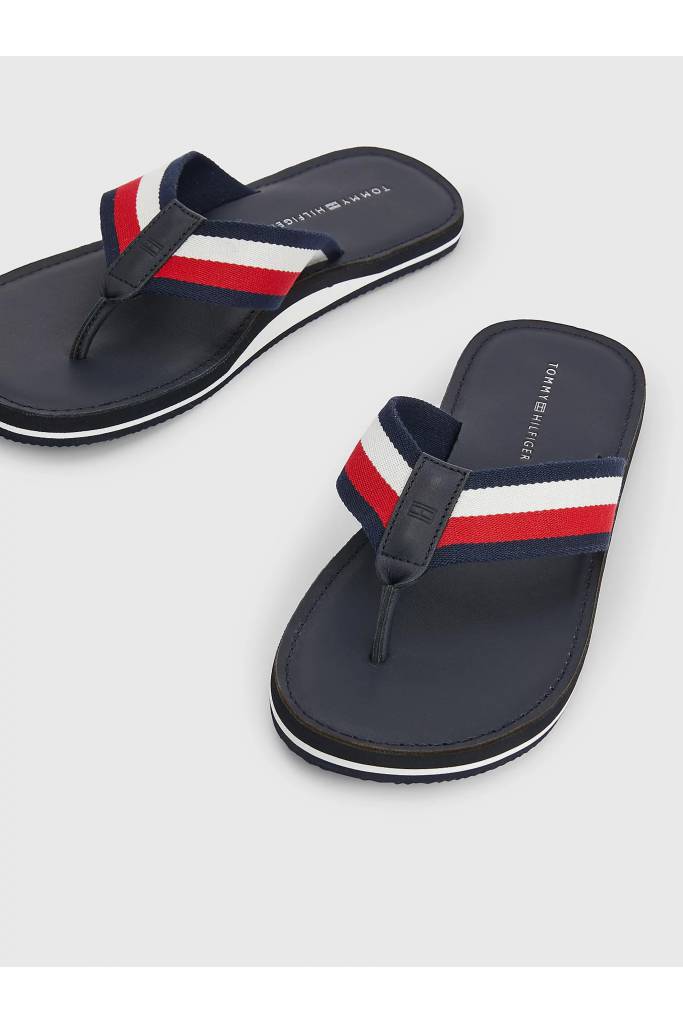 Detal stylizacja męskie japonki elevated tommy hilfiger FM0FM03980 Detal stylizacja męskie japonki elevated tommy hilfiger FM0FM03980