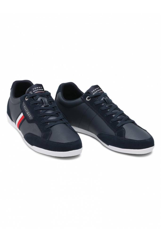 Detal 4 sneakersy męskie tommy hilfiger skórzane corporate mix FM0FM04015 Detal 4 sneakersy męskie tommy hilfiger skórzane corporate mix FM0FM04015