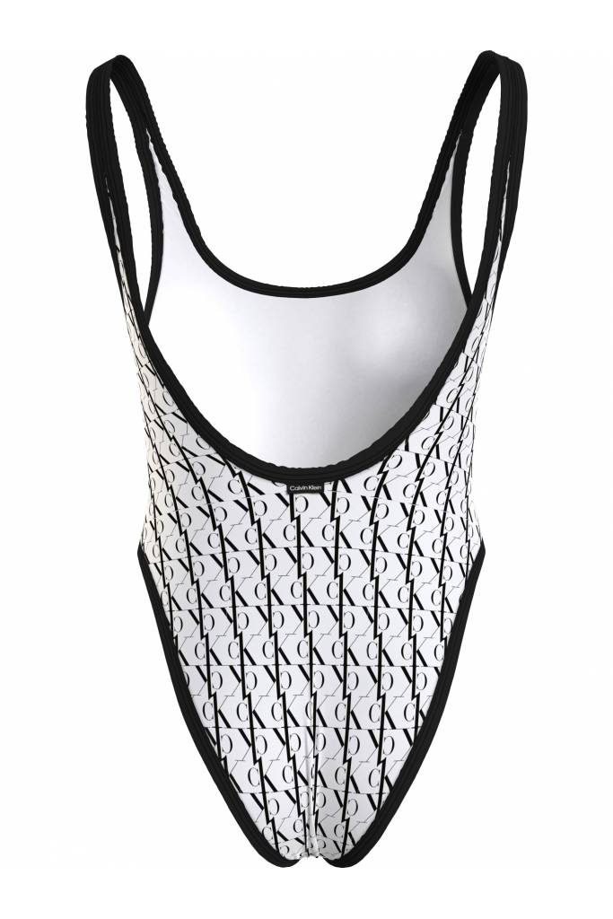 Przód jednoczęściowy strój kąpielowy calvin klein swimwear KW0KW01643 Przód jednoczęściowy strój kąpielowy calvin klein swimwear KW0KW01643