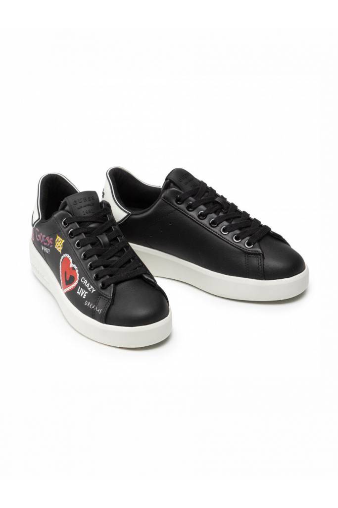 Przód sneakersy damskie guess rockies2 FL6R2K LEP12 Przód sneakersy damskie guess rockies2 FL6R2K LEP12