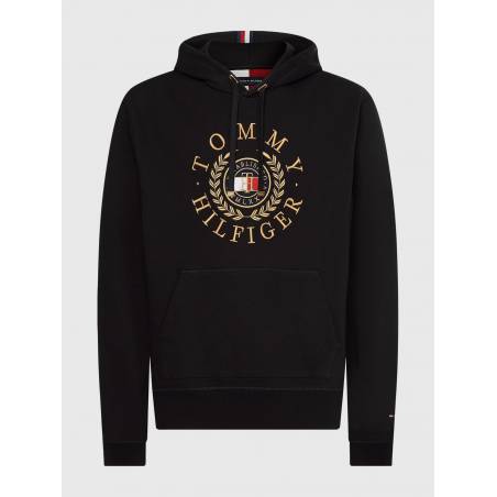 Męska bluza z kapturem tommy  hilfiger icon haftowane logo MW0MW24345