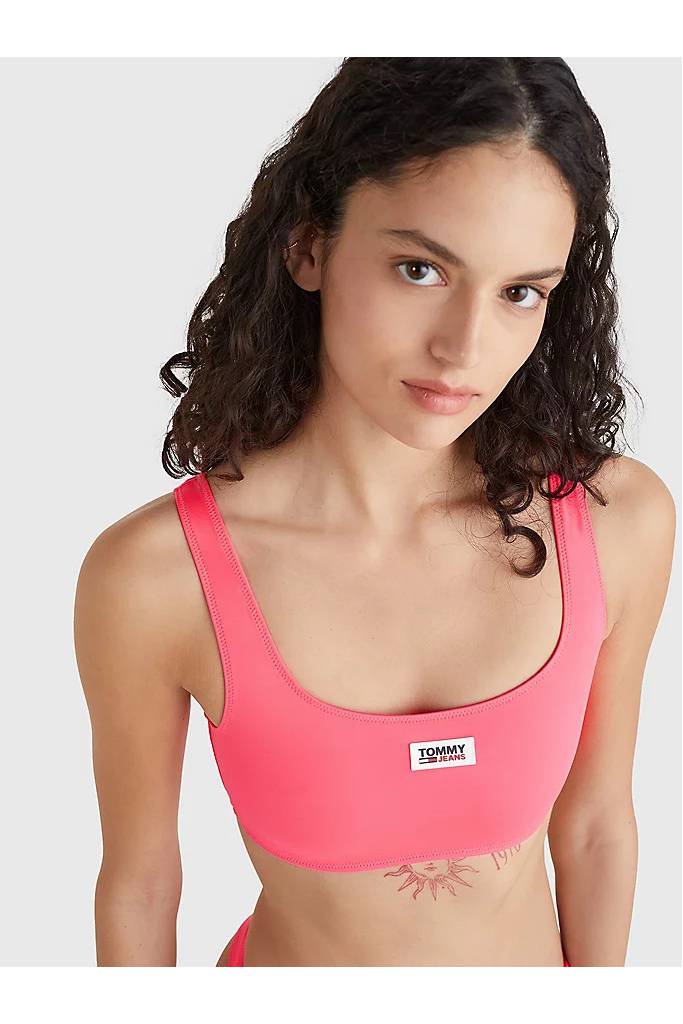 Detal stylizacja góra od bikini bralette tommy jeans UW0UW03324