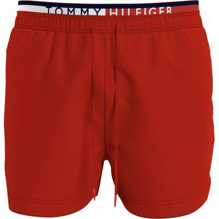 Tył szorty kąpielowe męskie dbl drawstring tommy hilfiger UM0UM02509