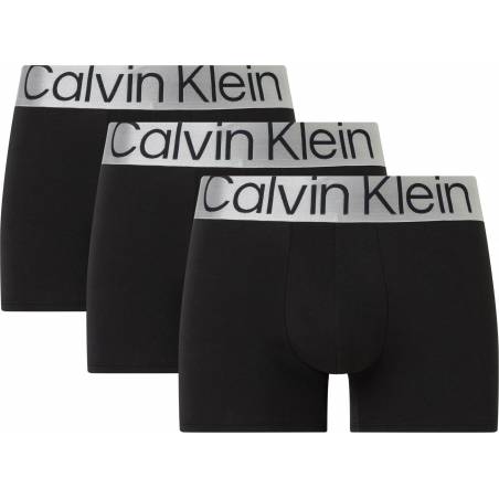 Detal stylizacja męskie bokserki trunk calvin klein underwear 3-pack 000NB3130A