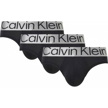 Męskie slipy hip brief calvin klein 3-pack 000NB3073A