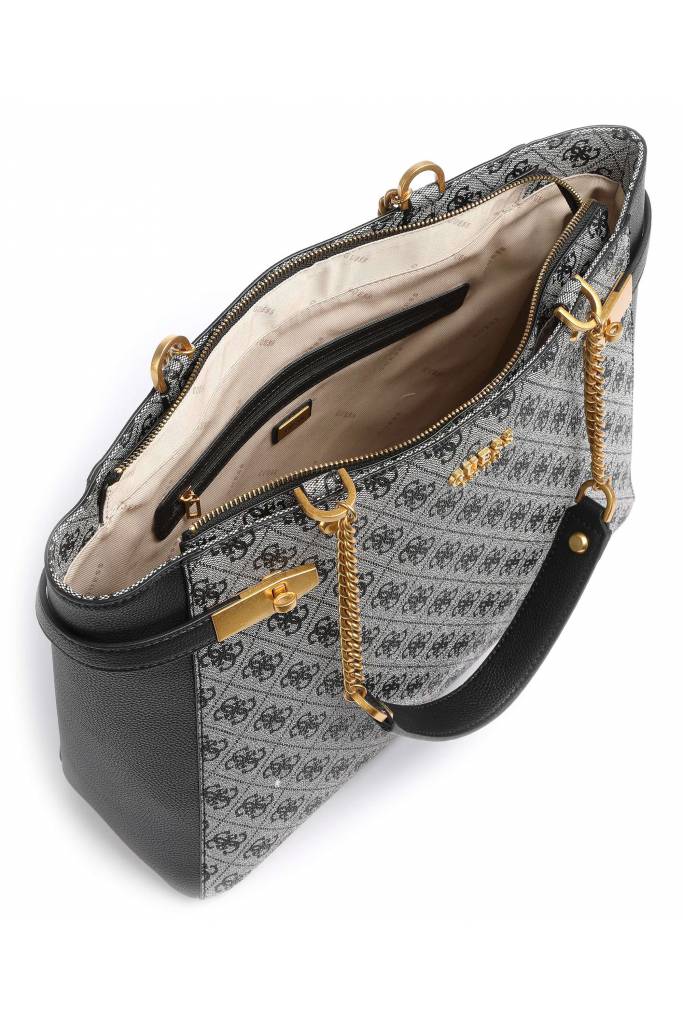 Przód damska torebka shopper zadie logo guess HWSA83 96230 Przód damska torebka shopper zadie logo guess HWSA83 96230