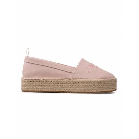 Detal 3 espadryle damskie na platformie calvin klein jeans YW0YW00579