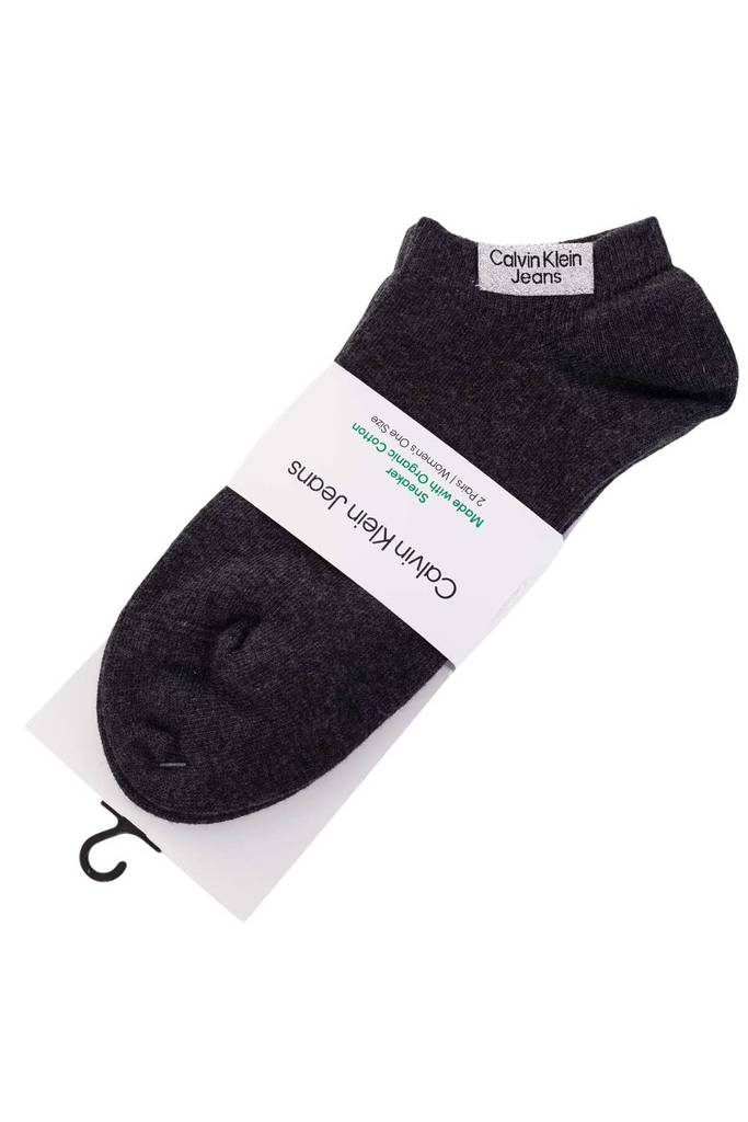 Detal 5 skarpety stopki damskie calvin klein jeans 2-pack 701218749 Detal 5 skarpety stopki damskie calvin klein jeans 2-pack 701218749