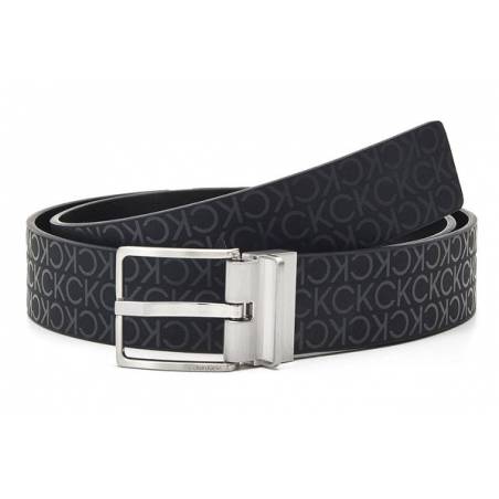 Męski pasek dwustronny slim loop monogram calvin klein K50K509657