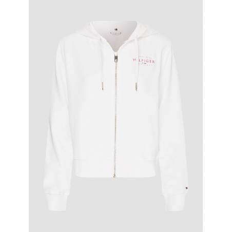 Damska bluza na zamek z kapturem tommy hilfiger WW0WW36569