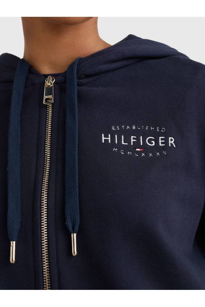 Detal 3 damska bluza na zamek z kapturem tommy hilfiger WW0WW36569 Detal 3 damska bluza na zamek z kapturem tommy hilfiger WW0WW36569