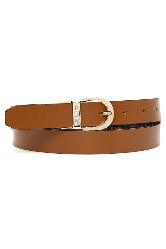Skórzany pasek damski buckle rev calvin klein K60K609981 Skórzany pasek damski buckle rev calvin klein K60K609981
