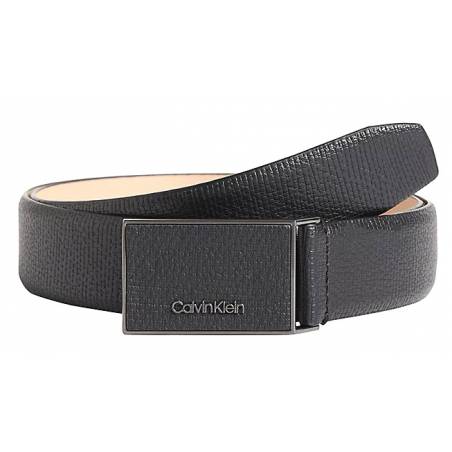 Męski pasek inlay plaque calvin klein K50K509766