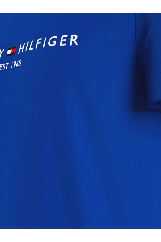 Detal 3 męski t-shirt z wyszywanym logo tommy hilfiger MW0MW11797 Detal 3 męski t-shirt z wyszywanym logo tommy hilfiger MW0MW11797