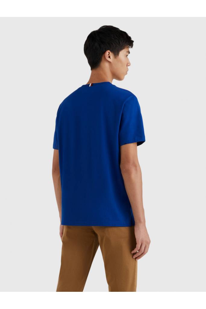 Detal 13 męski t-shirt z haftowanym logo tommy hilfiger MW0MW28256 Detal 13 męski t-shirt z haftowanym logo tommy hilfiger MW0MW28256