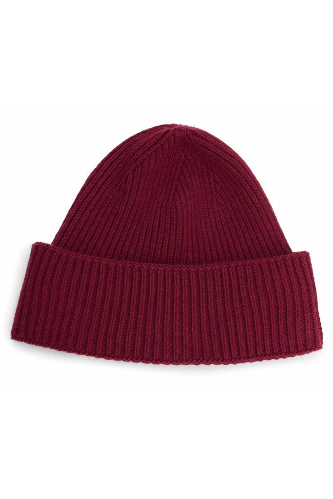 Detal stylizacja damska czapka z domieszką kaszmiru elevated beanie tommy hilfiger AW0AW13820