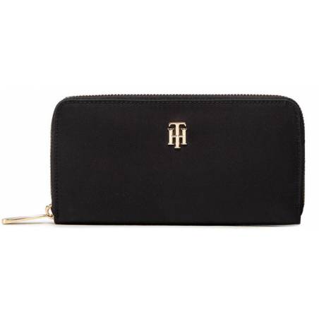 Damski portfel na zamek poppy large tommy hilfiger AW0AW13652