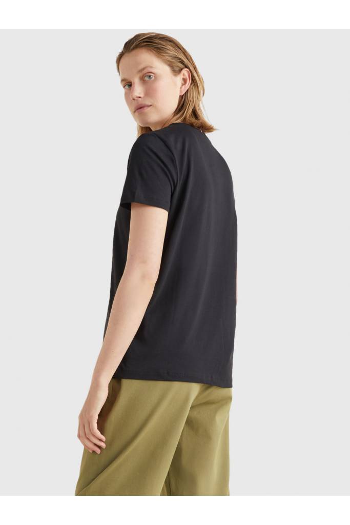 Detal 5 damski t-shirt bawełniany z napisem heritage tommy hilfiger WW0WW24967 Detal 5 damski t-shirt bawełniany z napisem heritage tommy hilfiger WW0WW24967