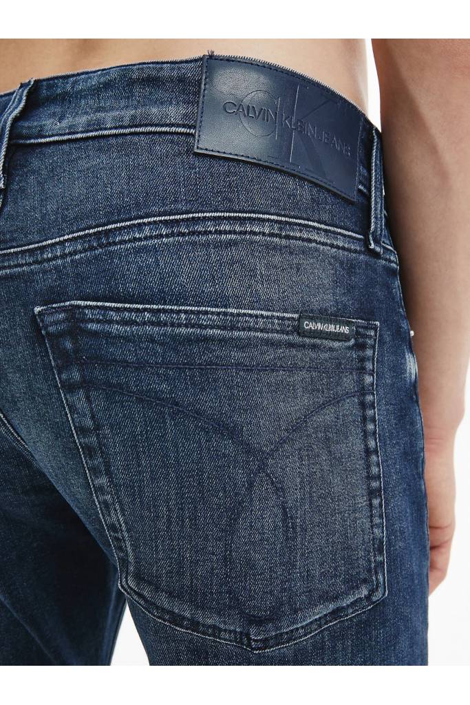 Detal stylizacja zwężane męskie jeansy calvin klein jeans J30J317663 Detal stylizacja zwężane męskie jeansy calvin klein jeans J30J317663