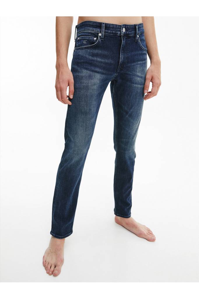 Przód zwężane męskie jeansy calvin klein jeans J30J317663 Przód zwężane męskie jeansy calvin klein jeans J30J317663