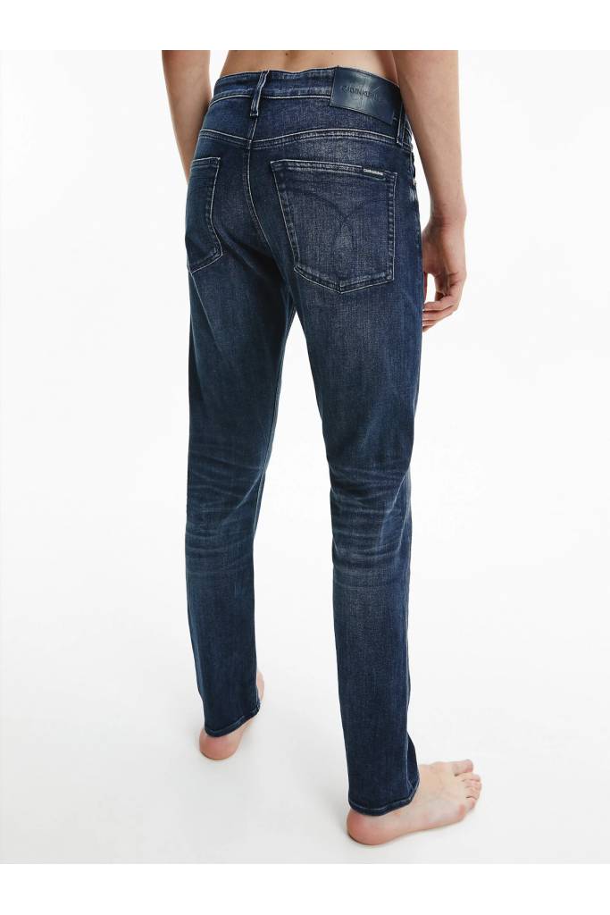 Tył zwężane męskie jeansy calvin klein jeans J30J317663 Tył zwężane męskie jeansy calvin klein jeans J30J317663